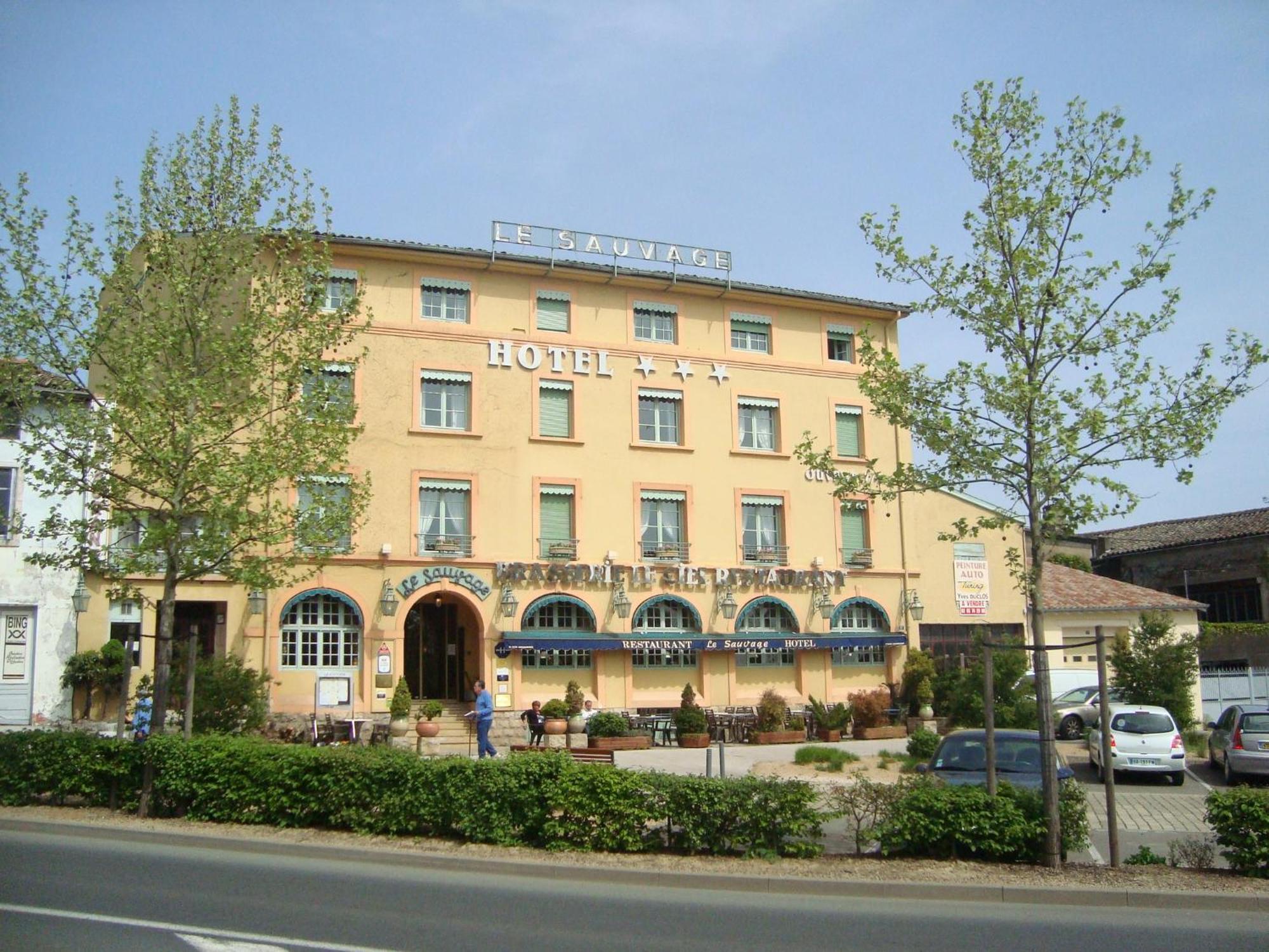 Hôtel Le Sauvage Tournus Exterior foto